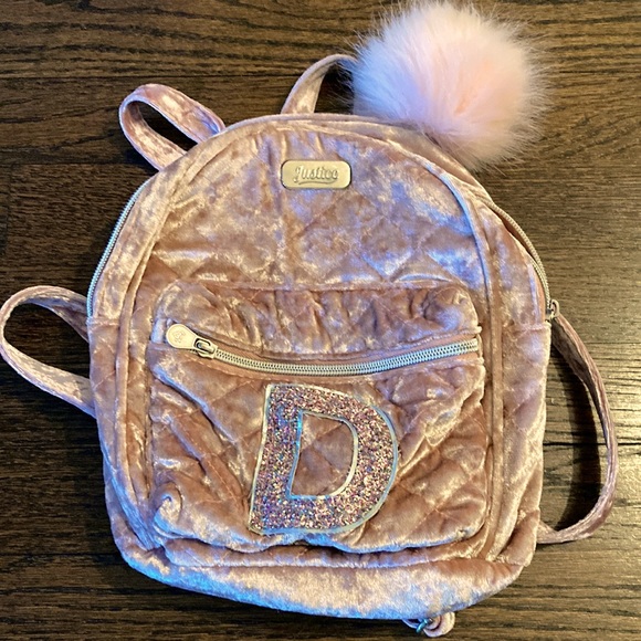 Justice Accessories Justice Mini Backpack Letter D Poshmark